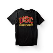 USC Trojans Heritage Black Arch with Stroke over Grandparent T-Shirt